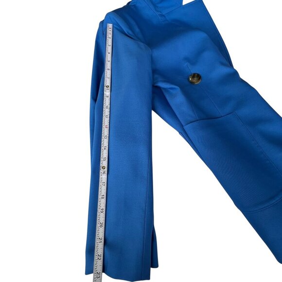 Banana Republic xHARBISON Blue Wool Blazer Size 12 - Picture 7 of 15